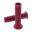 Griffgummi A010 rød/sort Domino Diameter 22 mm. Længde 125 mm åben