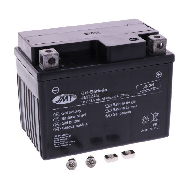 Motorcykel Batteri YTZ4V Gel JMT Alternative: 7070174
