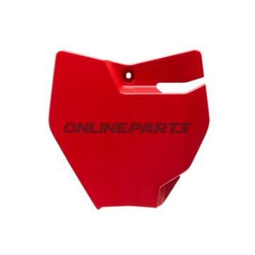 Startnummerplade Polisport 716.29.16 rød