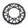 Aluminium Tandhjul 46Z tænder 520 sort JT indvendig diameter 110 hulcirkkel 130