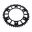 Bagtandhjul Aluminium 47 tænder 520 sort JT indre diameter 134 hulcirkkel 160