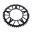 Aluminium Tandhjul 48Z tænder 520 sort JT indvendig diameter 120 hulcirkel 140