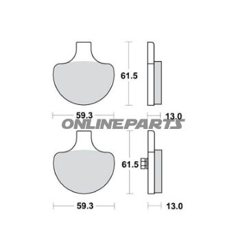 Bremsklotz PC TRW Alternative: 7377024