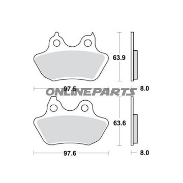 Bremsklods PC TRW