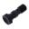 Hohlschraube doppelt M10 x 1.25 Edelstahl schwarz
