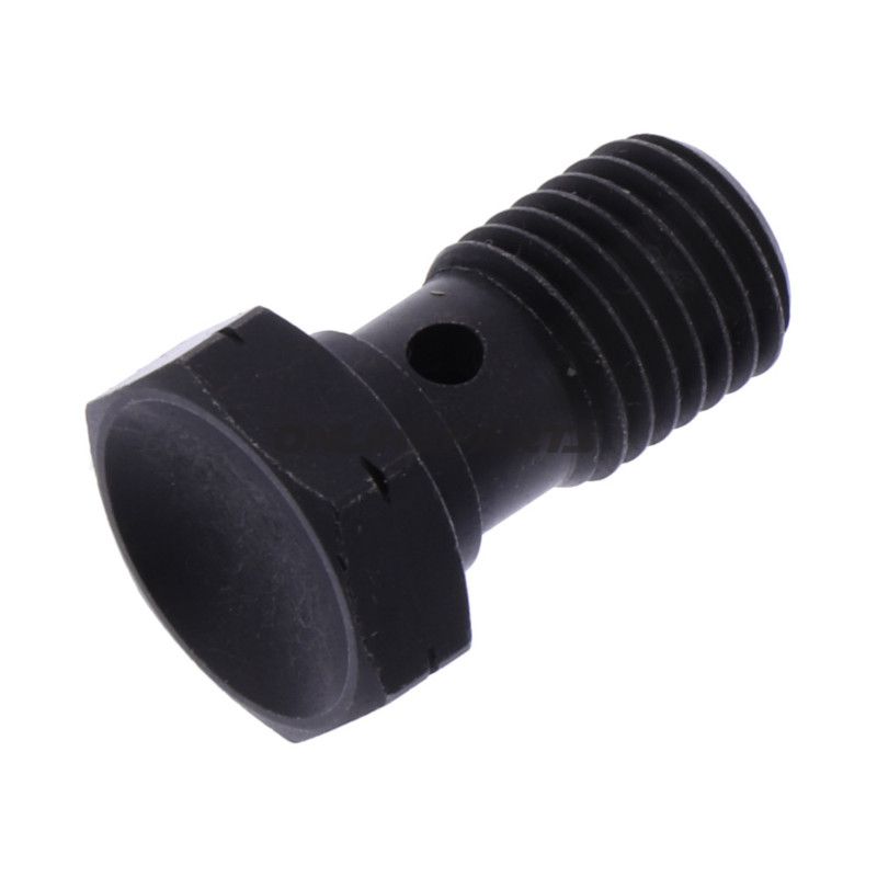 Hul skrue simpel M10 x 1.25 rustfrit stål sort