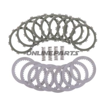 Kobling Aramid EBC lameller + fjedre + skiver
