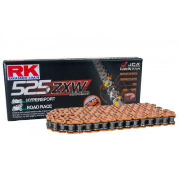 RK XW-Ringkæde orange 525 ZXW/120 Kæde åben med Nietschloss