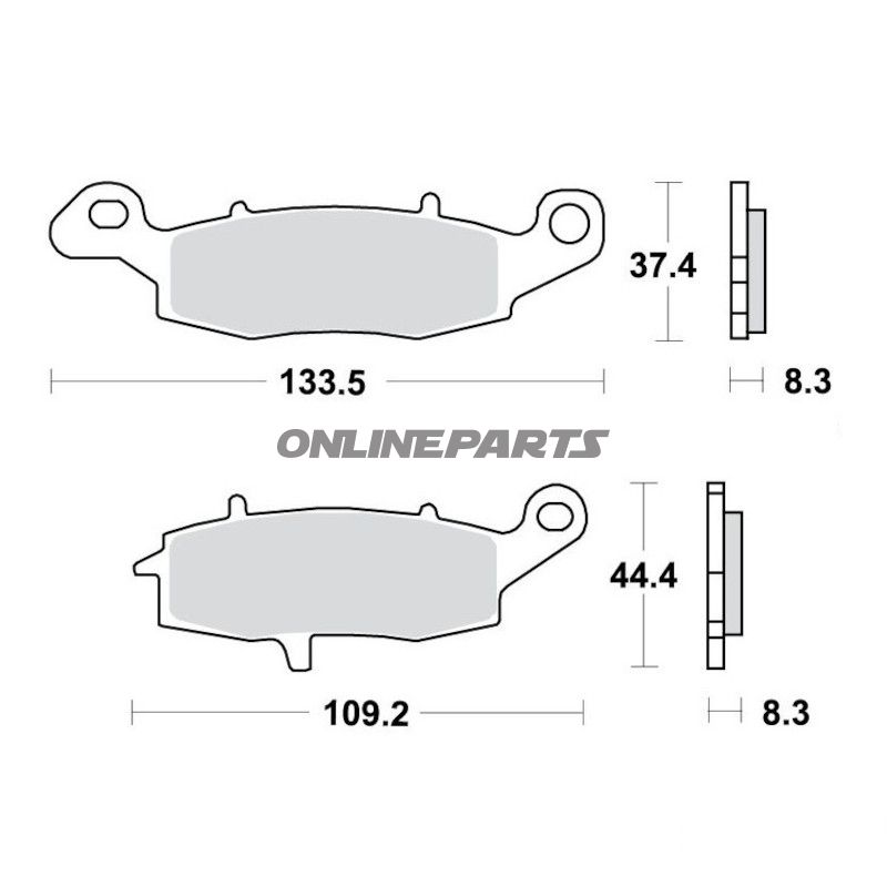 Bremsklotz Sinter TRQ TRW Alternative: 7321755
