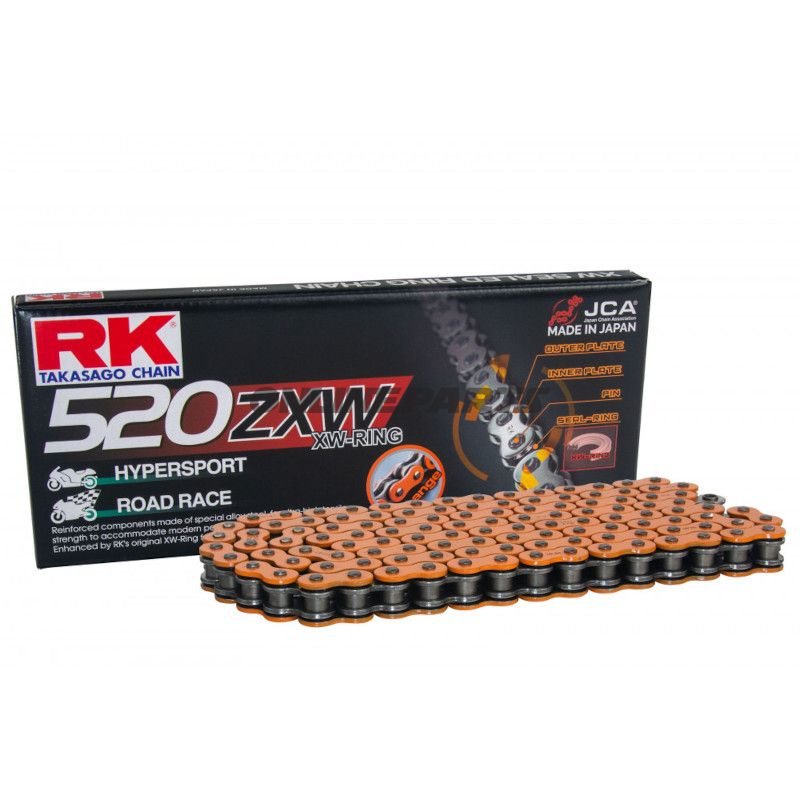 RK XW-Ringkette OR520ZXW/112 Kæde åben med Nietschloss