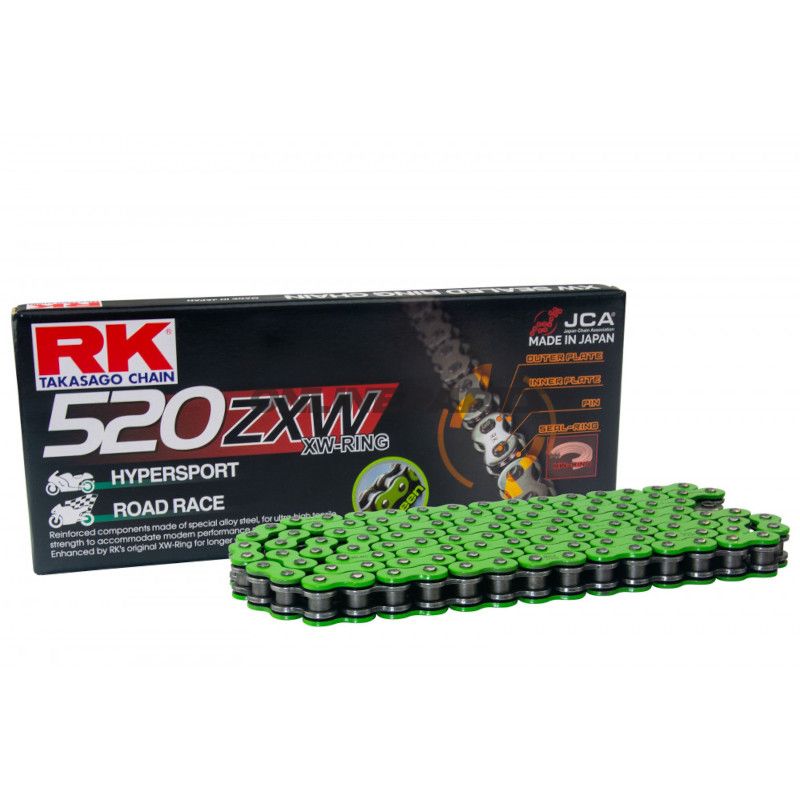 RK XW-Ringkette GN520ZXW/112 Kæde åben med Nietschloss