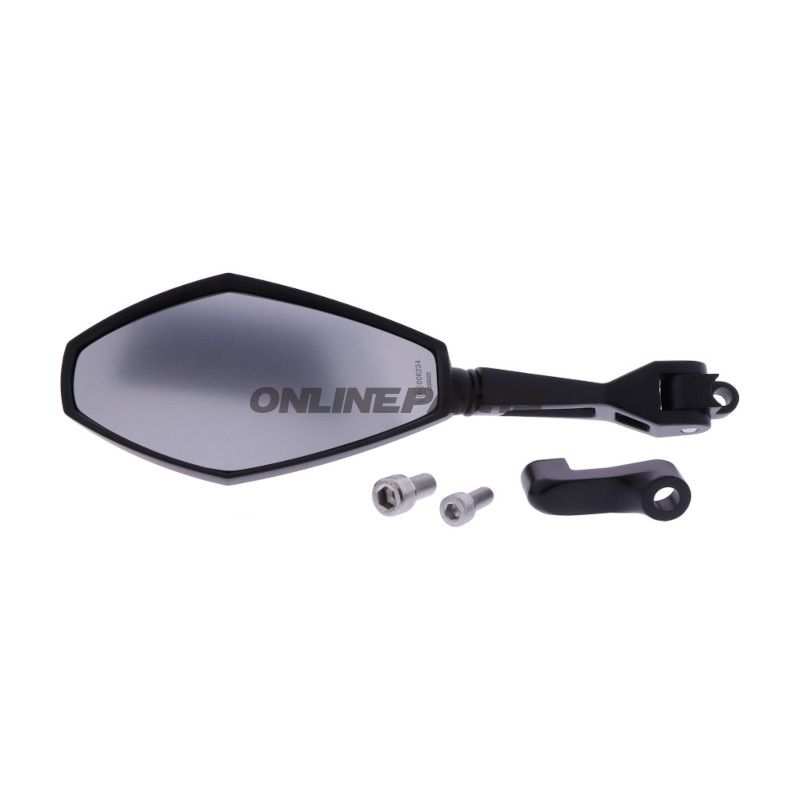 Spejl venstre sort Universal Daytona