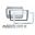 Radioblende 2-DIN matt-chrom