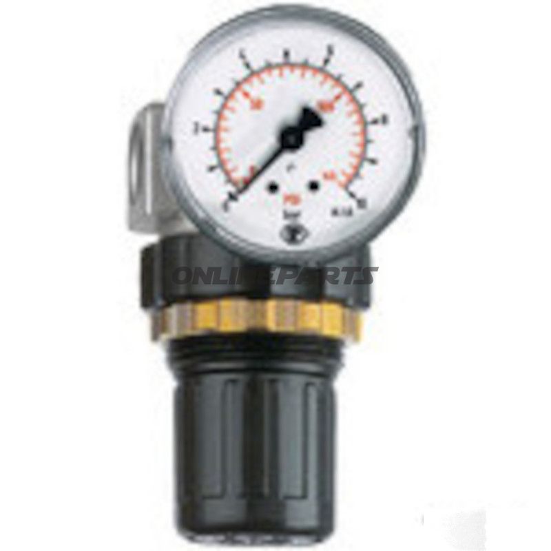 Trykregulator Mini 16 bar G 1/4 MANOMETER 40 mm