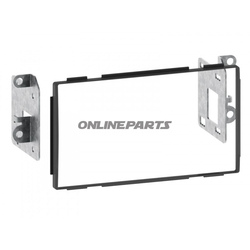 Radioblende 2-DIN sort