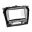 Radioblende 2-DIN sort