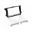 Radioblende 2-DIN sort