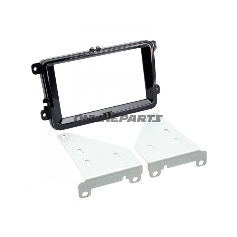Radioblende 2-DIN sort