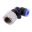 Vinklet stikforbindelse 6 mm G1/4 indvendig 168.014-6