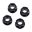 Møtrik Kædeskive Sæt JMP Bolt M10 x 1.25 mm Alu Racing Sort