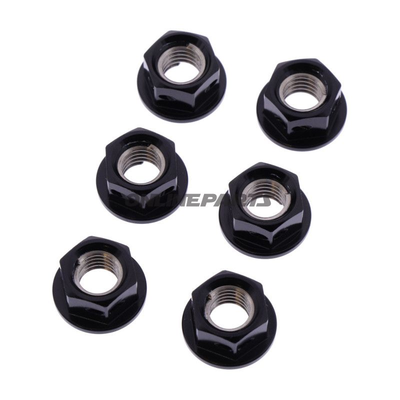 Møtrik Kædeskive Sæt JMP Bolt M8X1.25 mm Alu Racing Sort