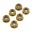 Møtrik Kædeskive Sæt JMP Bolt M10 x 1.25 mm Alu Racing guld
