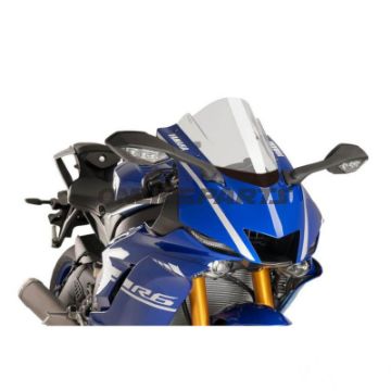 Racingskærm Puig transparent 360 x 285 mm til Yamaha YZF-R6 600 ABS