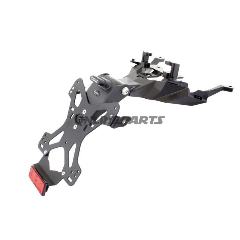 Evotech nummerpladeholder sort