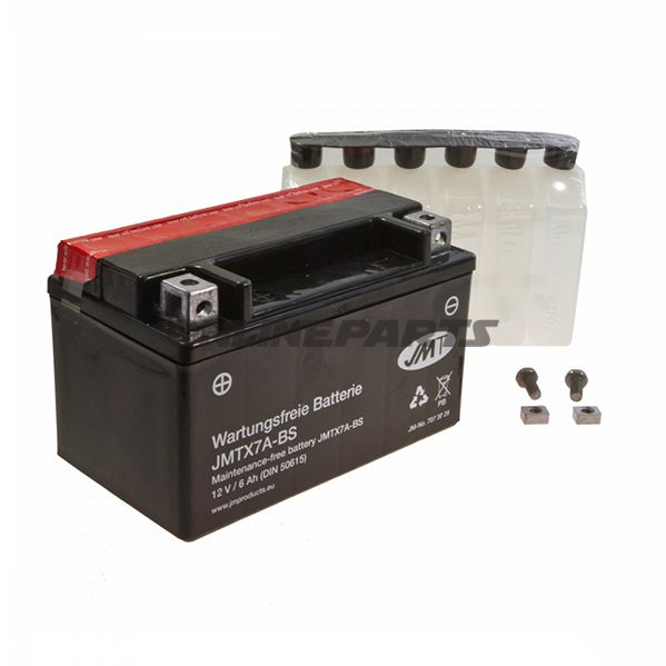 Batteri Motorcykel YTX7A-BS JMT Alternativ: 7070766 4206 9148
