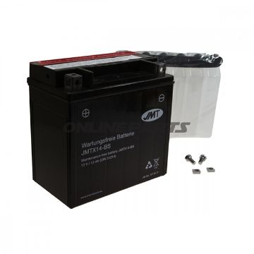 Batteri motorcykel YTX14-BS JMTYuasa 7070709 3950 6ON 9189