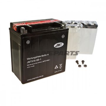 Batteri motorcykel YTX16-BS-1 JMTYuasa 7075021 gel 7070100