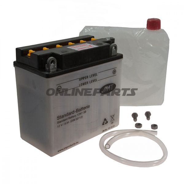 Batteri Motorcykel 12N7-3B JMT Alternativ: 7070220 0081 9016