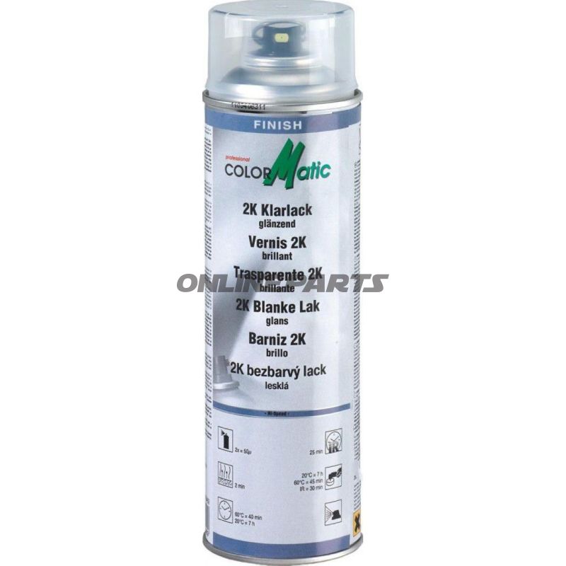 Klarlack 2K High Speed 500 ml transparent GLAN mit Härter COLOR