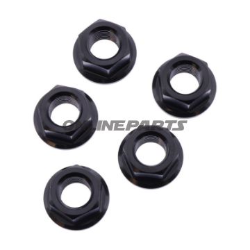 Møtriksæt bagtandhjul JMP Bolt M10 x 1.25 mm rustfrit stål V4A sort