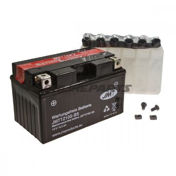 Motorcykelbatteri Ttz10s-Bs Jmt inklusive syrepakke