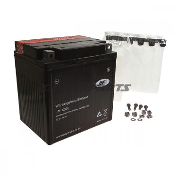 Motorcykelbatteri Yix30l-Bs Jmt inklusive syrepakke
