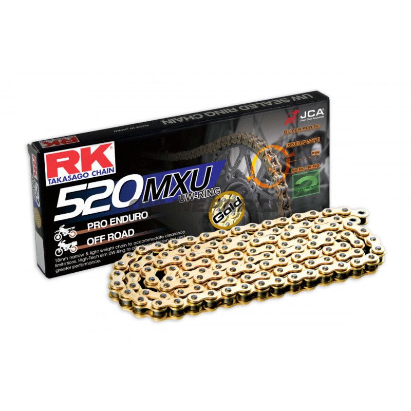 RK UW-RINGK GB520MXU/114 Kette offen mit Clipschloss