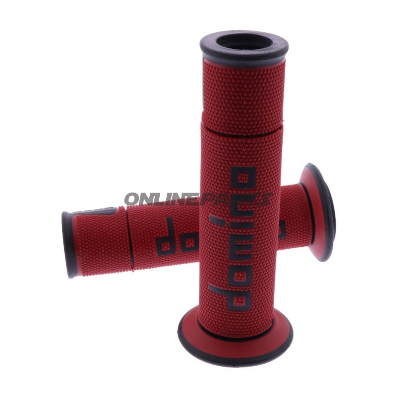Griffgummi A450 rot/schwarz Domino Durchmesser 22 mm Länge 125 mm offen