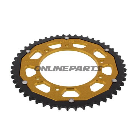 Bag tandhjul Dual 50 Tooth Pitch 428 Goldzf Inner Diameter 105 Bolt Spacing 125