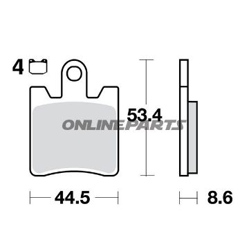Bremsklotz Standard TRW Alternativ: 7322209