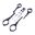 LAMPEHOLDER DAYTONA 49MM JUSTERBAR SORT