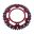 BAGESTE TANDHJUL DOBBELT 48 TAND PITCH 520 RØD ZF INDVENDIG DIAMETER 125 BOLTAFSTAND 150