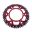 BAGESTE TANDHJUL DOBBELT 51 TAND PITCH 520 RØD ZF INDVENDIG DIAMETER 125 BOLTAFSTAND 150