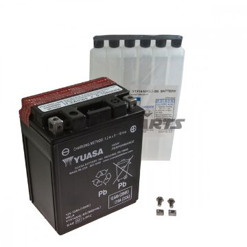 Motorcykelbatteri Ytx14ahl-Bs Yuasaincluding Acid Pack