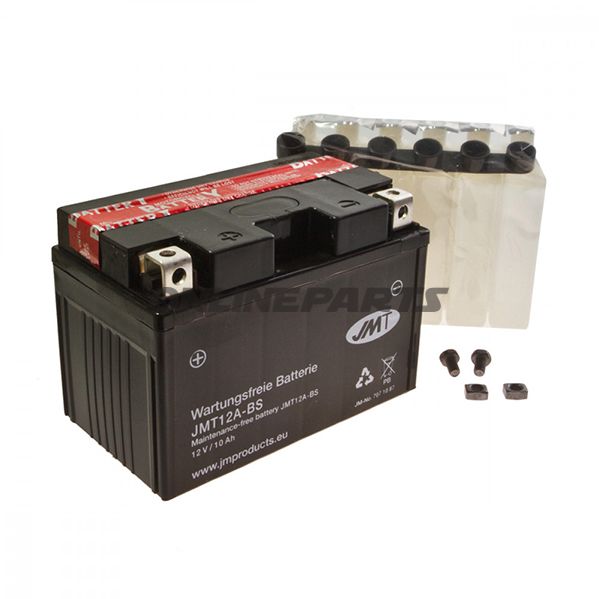 Motorcykelbatteri Yt12a-Bs Jmtincluding Acid Pack