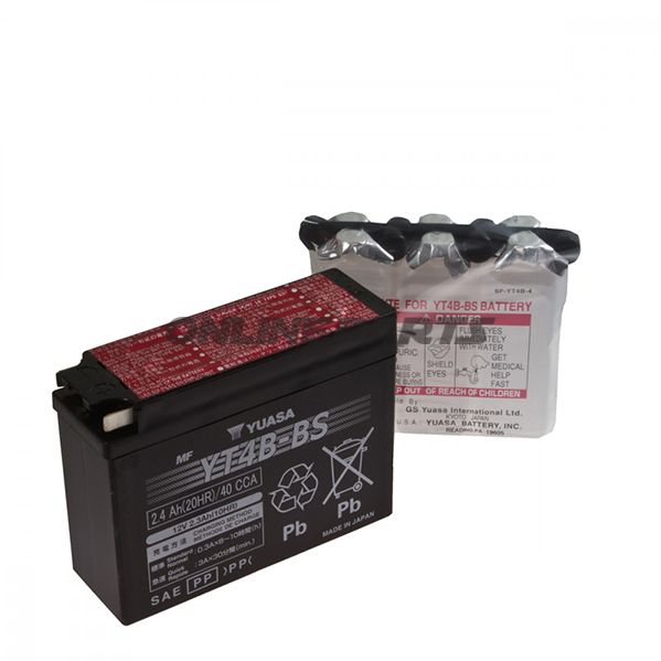 Batteri Motorcykel YT4B-BS tør Yuasa