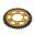 Tandhjul Dual 42Z tænder 530 guld ZF Indre diameter 080 Hulmønster 104