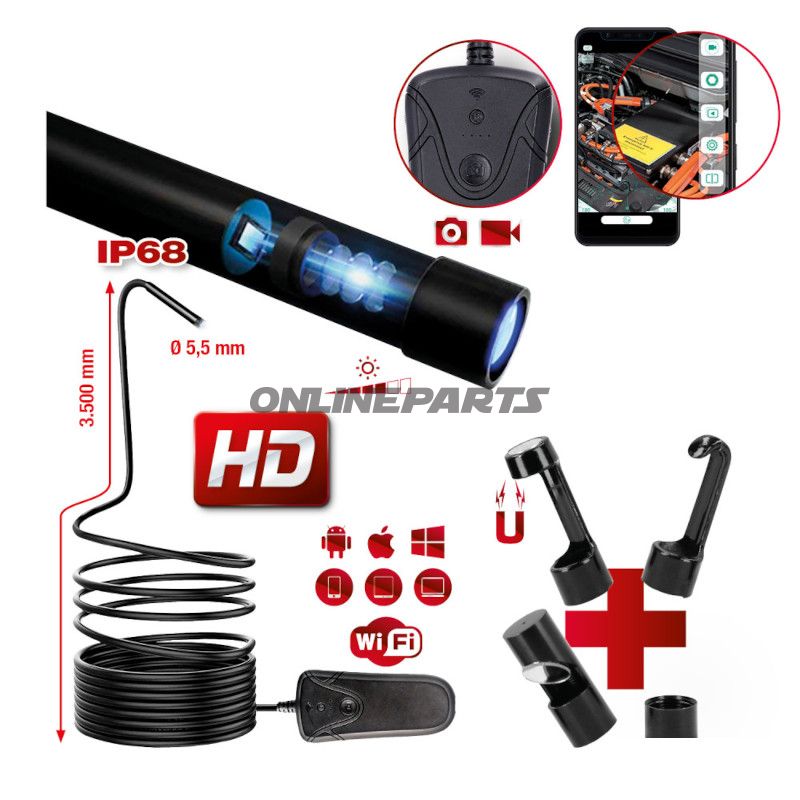 Endoskop Video 5.5 mm Wi-Fi
