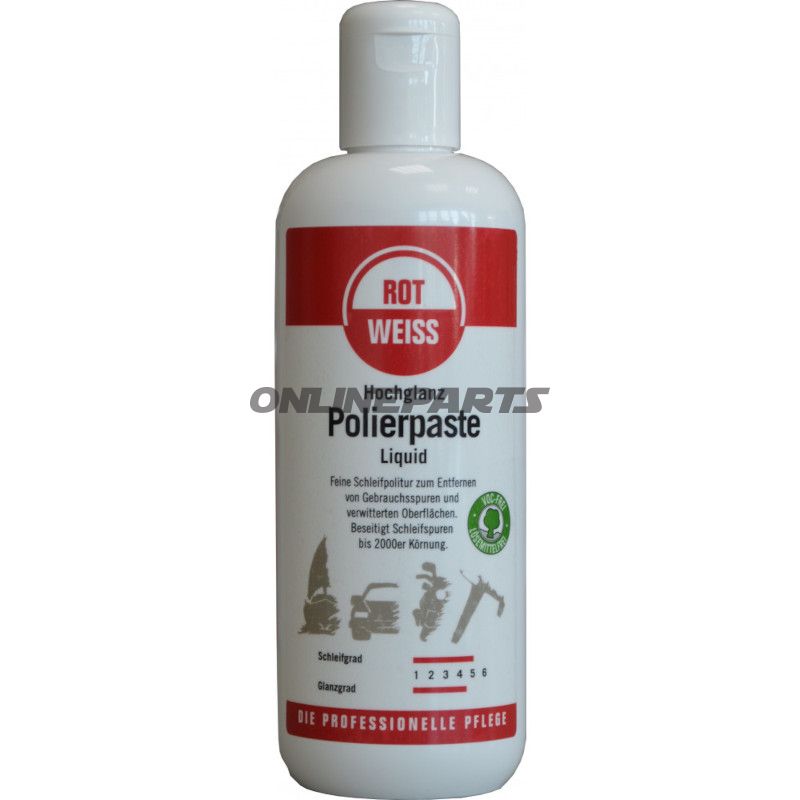 Polierpaste LIQUID 500 ml HOCHGLANZ Rot-Weiss
