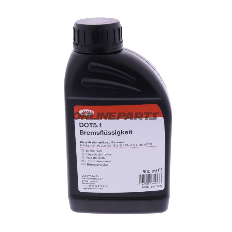 Bremsflüssigkeit DOT5.1 0.5 Liter JMC Alternative: 7140141
